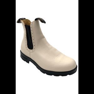 Blundstone Women's Beige and Black Ankle Boots
